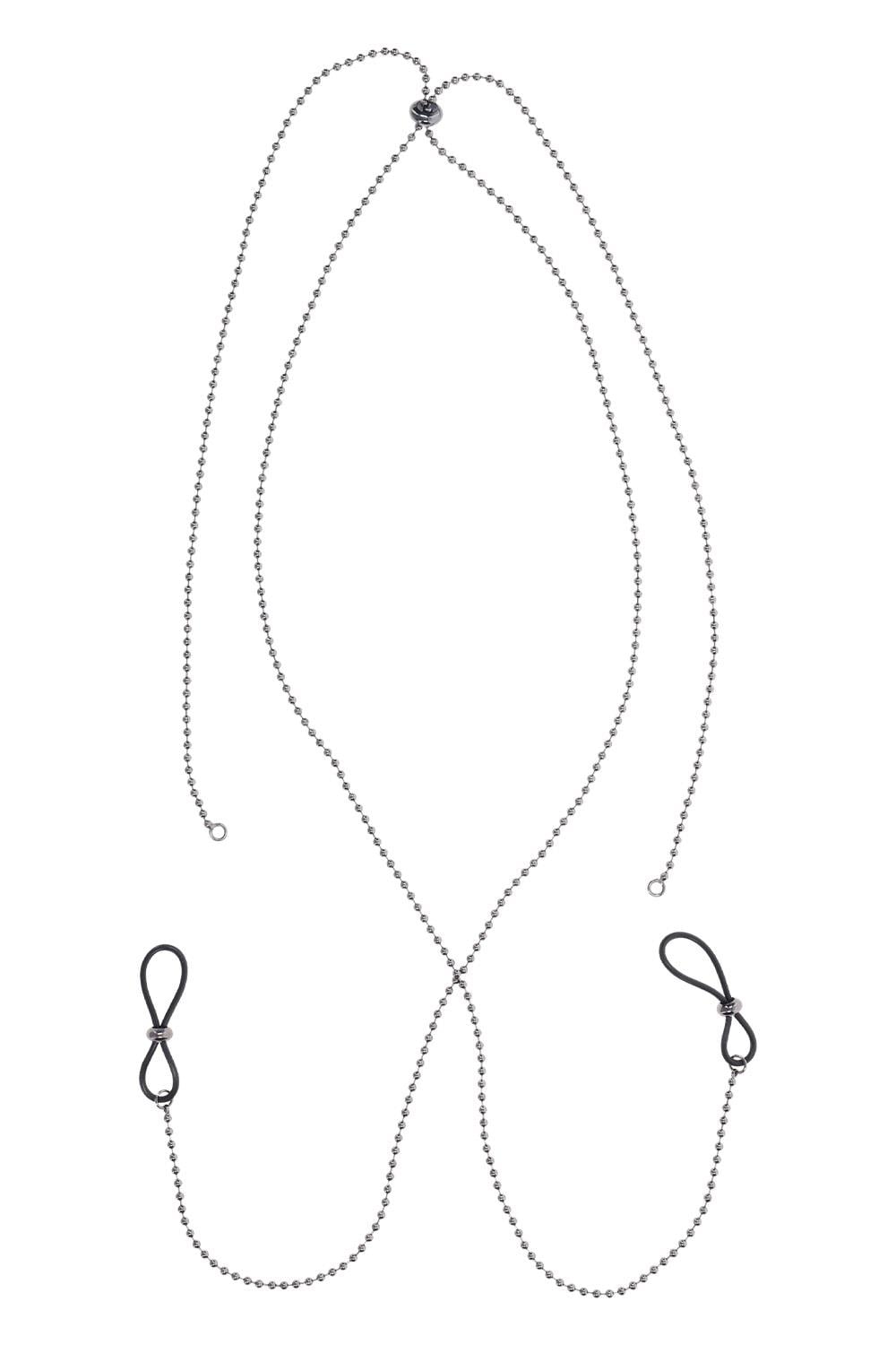 SPORTSHEETS EX'S AND OH'S BODY JEWELRY WITH NIPPLE TIES