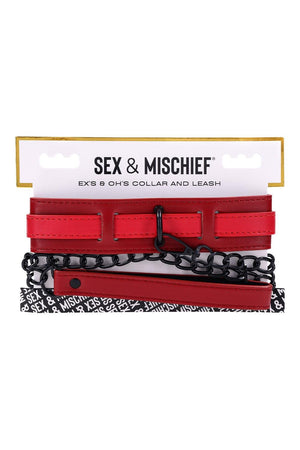 SPORTSHEETS EX'S AND OH'S COLLAR AND LEASH