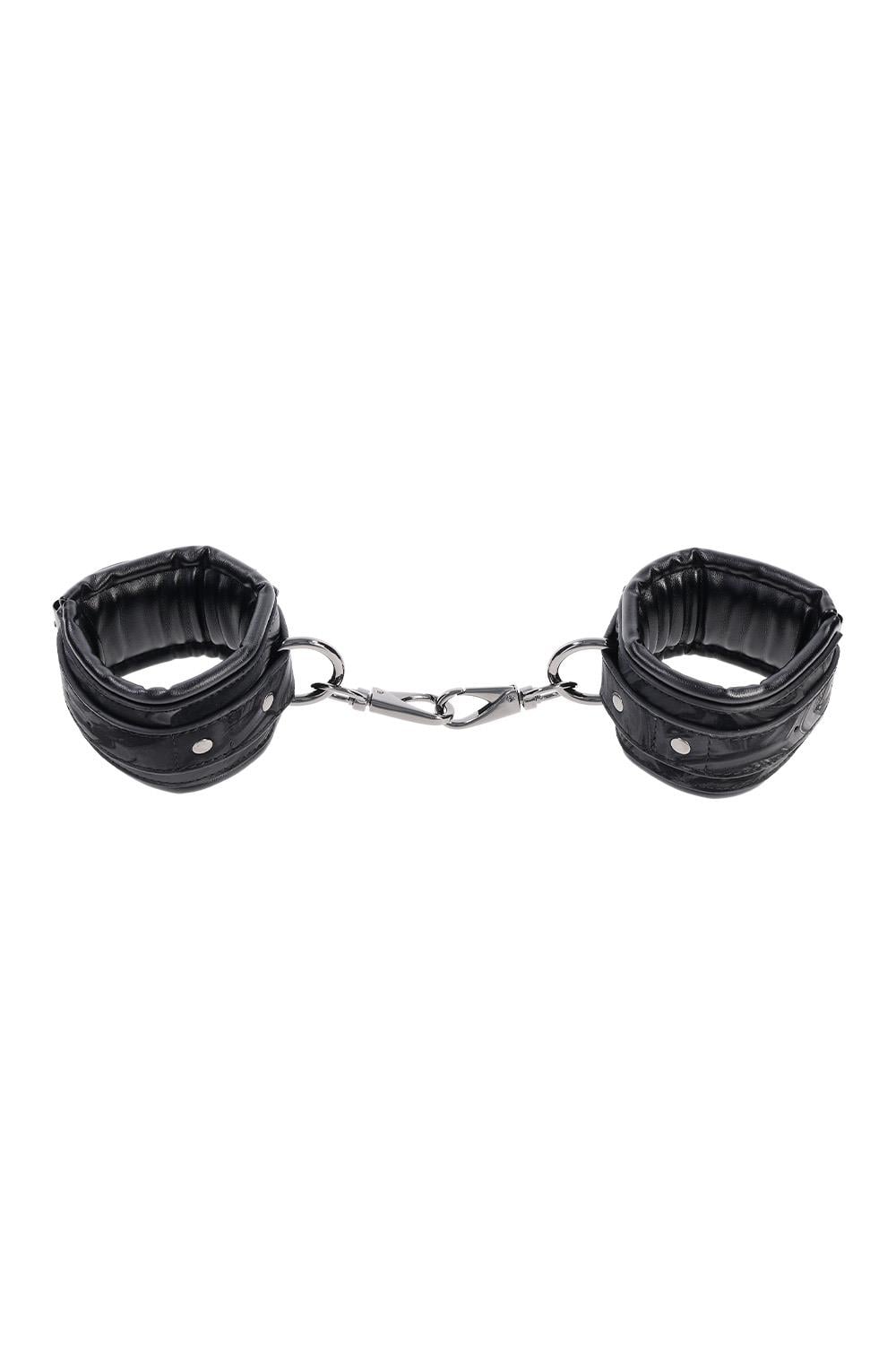 SPORTSHEETS VELVET NOIR HANDCUFFS