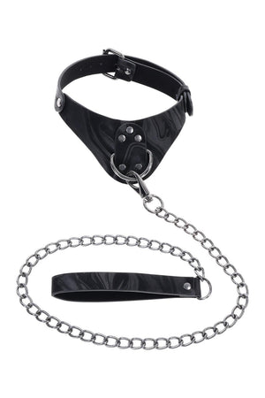 SPORTSHEETS VELVET NOIR COLLAR & LEASH