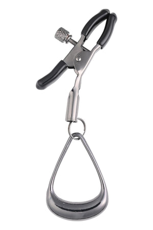 SPORTSHEETS VELVET NOIR TUGGABLE NIPPLE CLAMPS