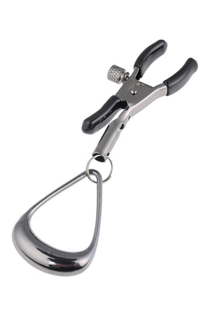 SPORTSHEETS VELVET NOIR TUGGABLE NIPPLE CLAMPS