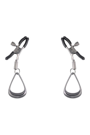 SPORTSHEETS VELVET NOIR TUGGABLE NIPPLE CLAMPS
