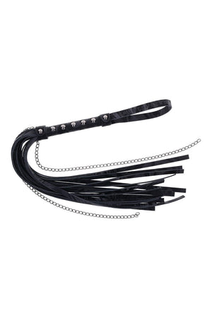 SPORTSHEETS VELVET NOIR CHAIN FLOGGER