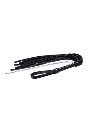 SPORTSHEETS VELVET NOIR CHAIN FLOGGER