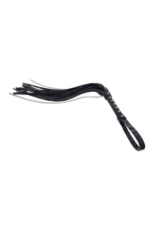 SPORTSHEETS VELVET NOIR CHAIN FLOGGER