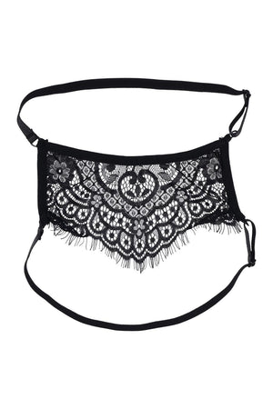 SPORTSHEETS SEX AND MISCHIEF VEILED VISION LACE BLINDFOLD