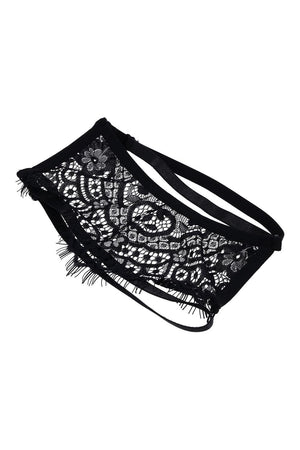 SPORTSHEETS SEX AND MISCHIEF VEILED VISION LACE BLINDFOLD