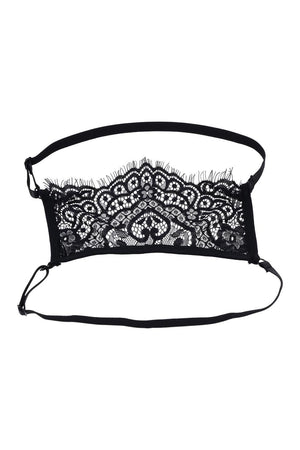 SPORTSHEETS SEX AND MISCHIEF VEILED VISION LACE BLINDFOLD