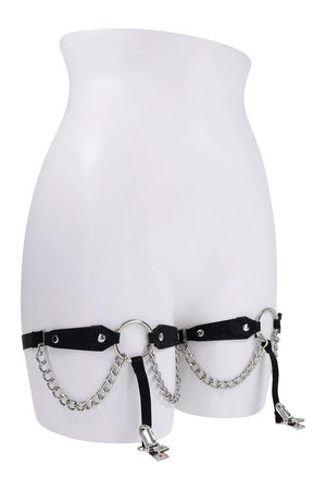SPORTSHEETS SEX AND MISCHIEF CHAIN LACE GARTERS