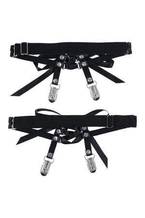 SPORTSHEETS SEX AND MISCHIEF LACED UP GARTERS