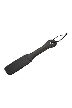 SPORTSHEETS 12 INCH LEATHER SLUT IMPRESSION PADDLE