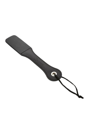 SPORTSHEETS 12 INCH LEATHER SLUT IMPRESSION PADDLE
