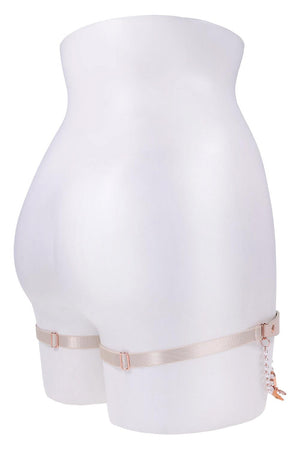 PEACHES 'N CREAME PEARL GARTERS