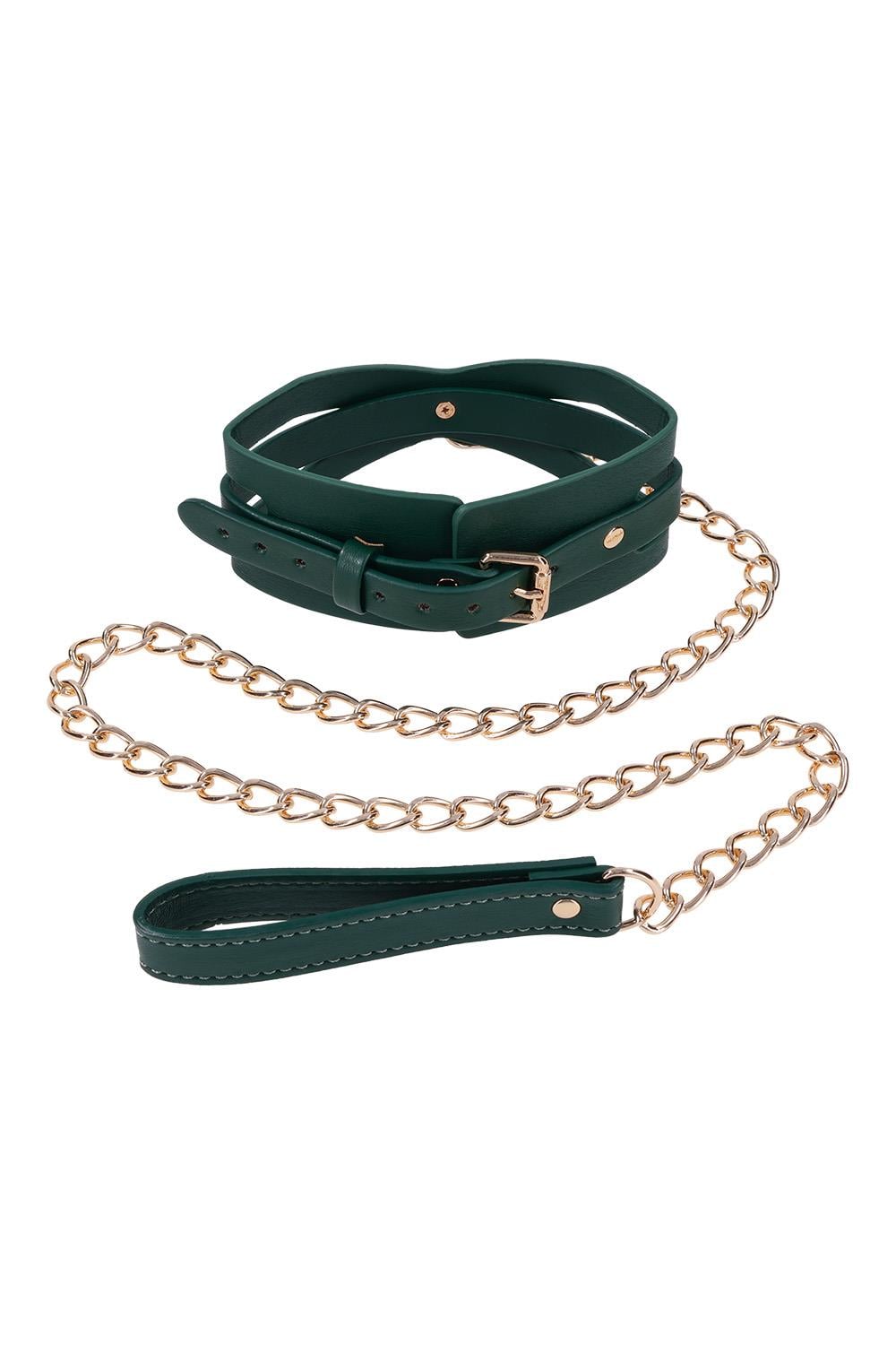 SPORTSHEETS INDICA CUTOUT COLLAR AND LEASH