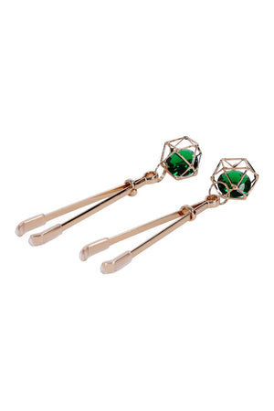 SPORTSHEETS INDICA CRYSTAL NIPPLE CLIPS