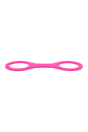 SPORTSHEETS SMALL HOT PINK SILICONE CUFFS
