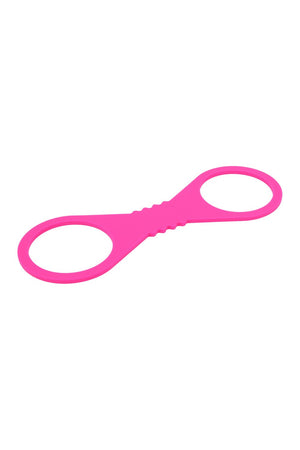 SPORTSHEETS LARGE HOT PINK SILICONE CUFFS