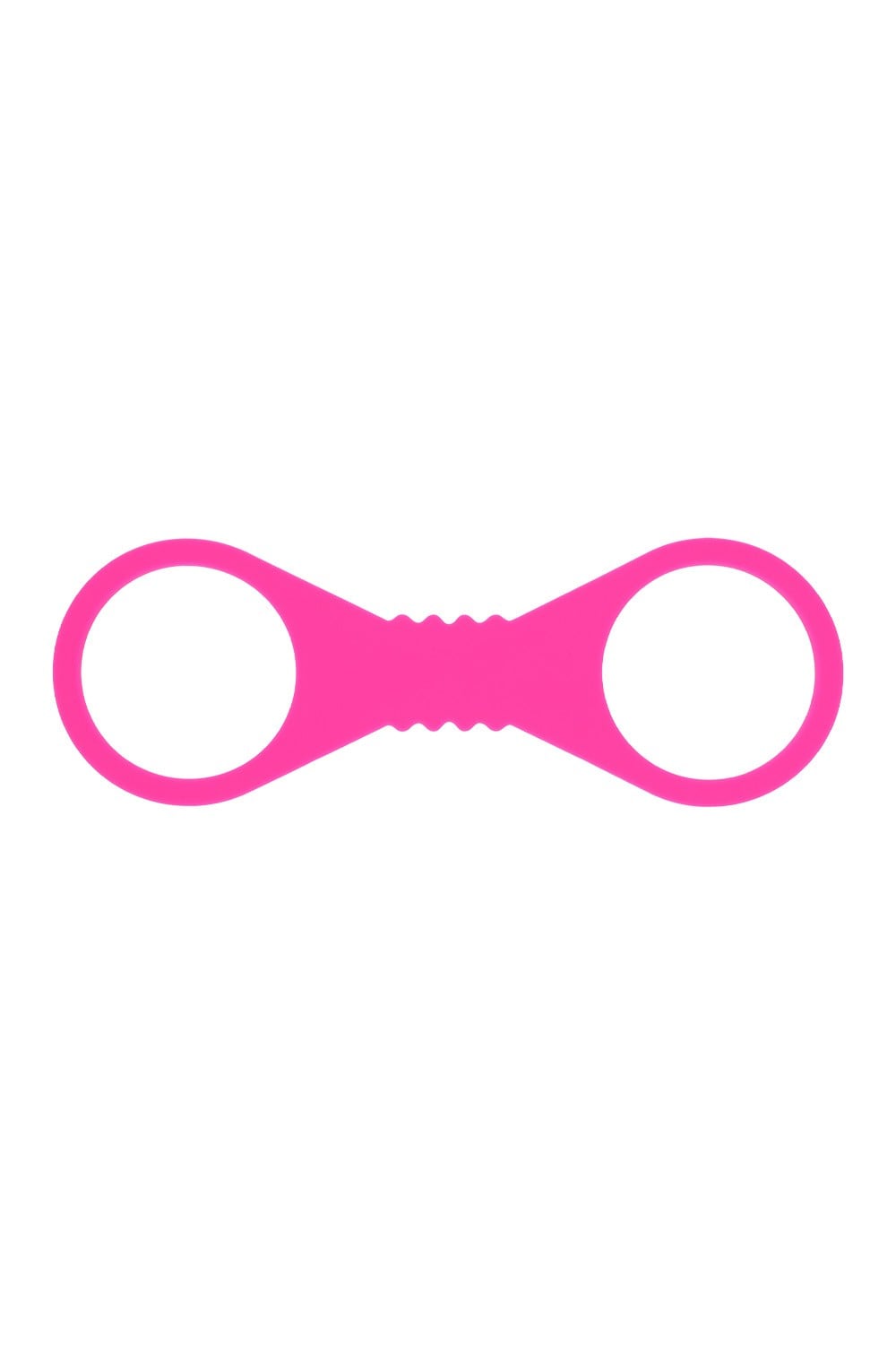SPORTSHEETS LARGE HOT PINK SILICONE CUFFS
