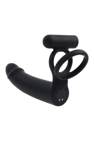 GENDER X DILDO WITH COCKRING BLACK