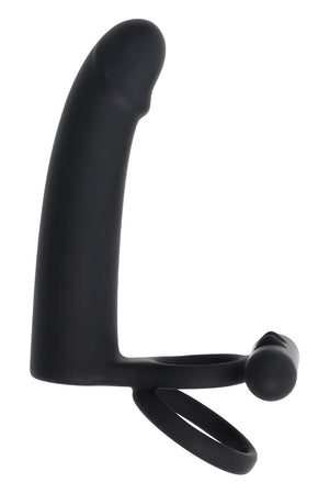 GENDER X DILDO WITH COCKRING BLACK