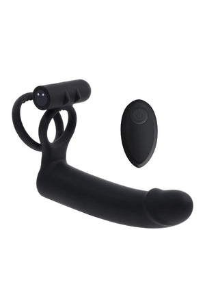 GENDER X DILDO WITH COCKRING BLACK