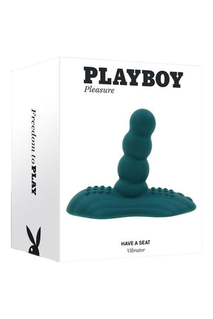 PLAYBOY VIBRATOR HAVE A SEAT GREEN