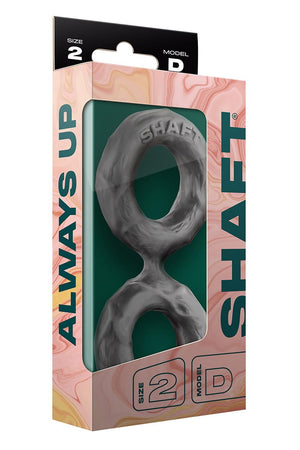 SHAFT DOUBLE C-RING MEDIUM GRAY