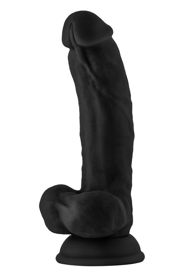 SHAFT MODEL C 7.5 INCH DONG WITH BALLS BLACK