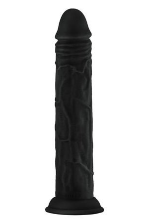 SHAFT MODEL J 9.5  INCH LIQUID SILICONE DONG BLACK