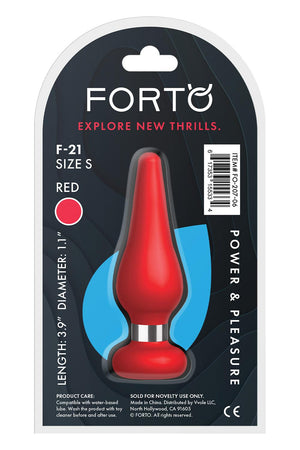 FORTO F-21 TEAR DROP SMALL RED