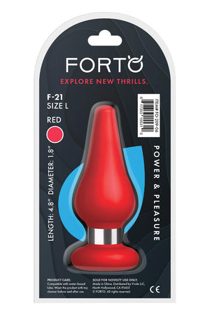 FORTO F-21 TEAR DROP LARGE RED