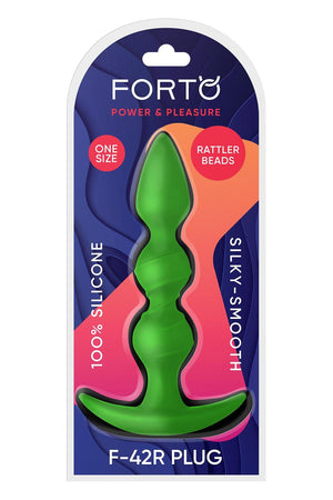 FORTO F-42R RATTLER SPIRAL BEADS GREEN