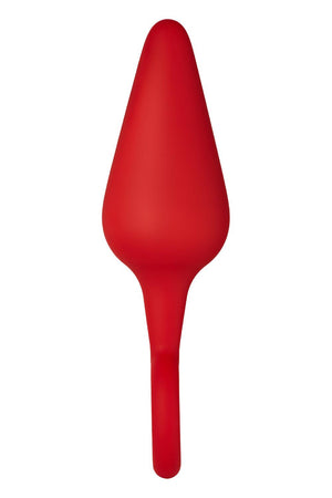 FORTO F-10 SILICONE PLUG W/ PULL RING LARGE RED
