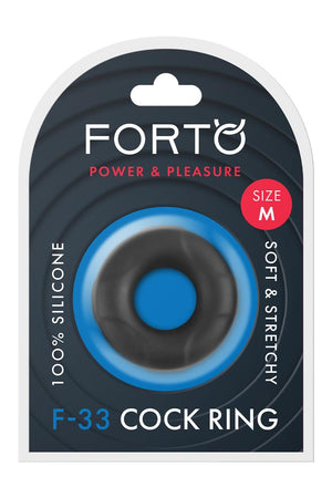 FORTO F-33 21MM C-RING MEDIUM BLACK