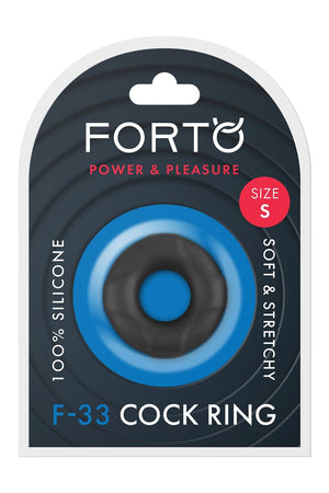 FORTO F-33 17MM C-RING SMALL BLACK