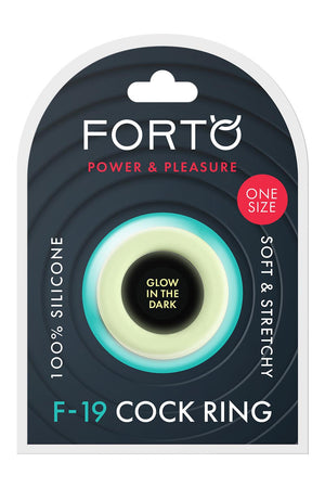 FORTO F-19 2 TONE C-RING BLACK AND GLOW