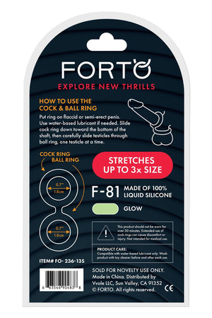 FORTO F-81 DOUBLE RING 44MM GLOW