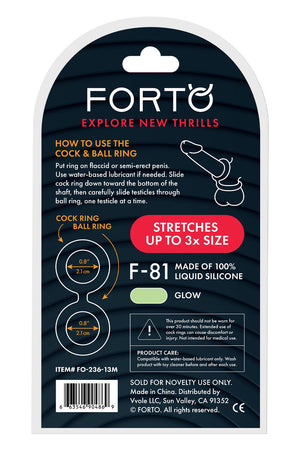 FORTO F-81 DOUBLE RING 47MM GLOW