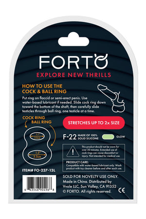 FORTO F-22 D RING LARGE GLOW