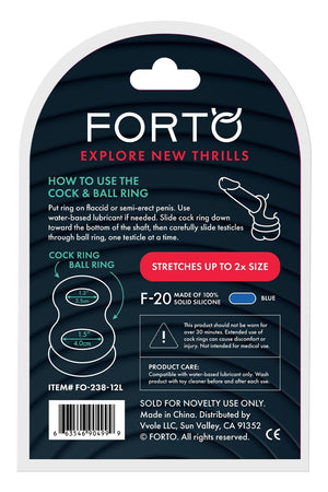 FORTO F-20 BALLS STRETCHER LARGE BLUE