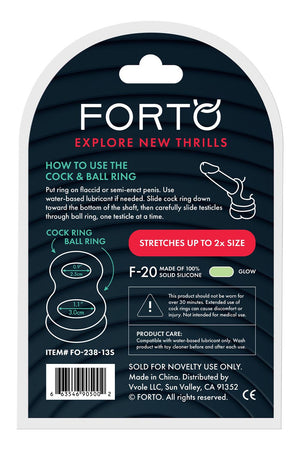 FORTO F-20 BALLS STRETCHER SMALL GLOW