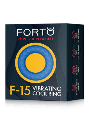 FORTO F-15 VIBRATING COCKRING BLUE