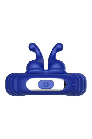 FORTO F-24 TEXTURED VIBRATING COCKRING BLUE