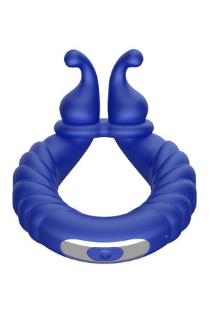 FORTO F-24 TEXTURED VIBRATING COCKRING BLUE