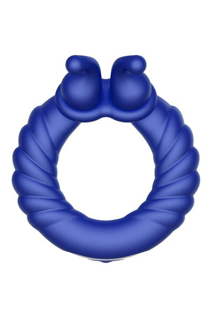 FORTO F-24 TEXTURED VIBRATING COCKRING BLUE