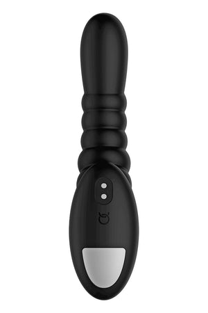 FORTO RIBBED PRO VIBRATING MASSAGER BLACK