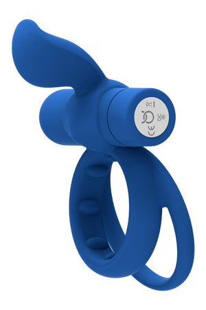 FORTO POINTER VIBRATING COCKRING BLUE