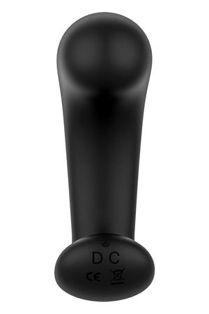 FORTO CURVED VIBRATING PLUG BLACK