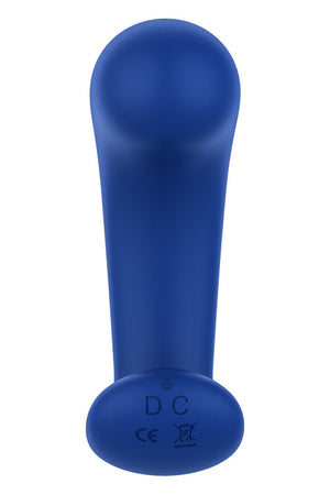 FORTO CURVED VIBRATING PLUG BLUE